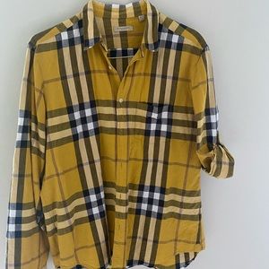 Burberry Brit Mens Plaid Long Sleeve